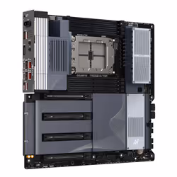 GIGABYTE TRX50 AI TOP-2B Scheda Madre – CPU AMD Ryzen Threadripper PRO 7000, VRM digitale a 16+8+4 fasi, fino a 5200 MHz DDR5, 4 x M.2 PCIe 5.0, Wi-Fi 7, LAN 10 GbE, USB 4