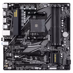 GIGABYTE B550M DS3H AC R2 Scheda madre - CPU AMD Ryzen 5000, VRM a 5+3 fasi, fino a 4733 MHz DDR4 (O.C.), 1x M.2 PCIe 4.0 + 1x M.2 PCIe 3.0, Wi-Fi 5, LAN 1 GbE, USB 3.2 Gen 1