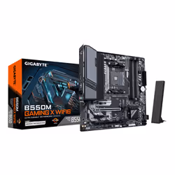GIGABYTE B550M GAMING X WIFI6 Scheda madre - CPU AMD Ryzen 5000, VRM a 5+3 fasi, fino a 3200 MHz DDR4, 1x M.2 PCIe 4.0 + 1x M ...