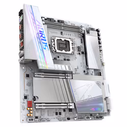 GIGABYTE Z890 AORUS TACHYON ICE Scheda Madre – CPU Intel Core Ultra (Serie 2), VRM a 18+1+2 fasi, fino a 9500 MHz DDR5 (O.C), 1 x PCIe 5.0 + 3 x PCIe 4.0, Wi-Fi 7, LAN 5 GbE, USB 3.2 Gen 2x2 - Vista aggiuntiva 3