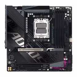 GIGABYTE B850M AORUS ELITE WIFI6E Scheda madre - CPU AMD Ryzen serie 9000, VRM digitale a 12+2+2 fasi, fino a 8200 MHz DDR5 (O.C.), 1x M.2 PCIe 5.0 + 1x M.2 PCIe 4.0, Wi-Fi 6E, LAN 2.5 GbE, USB 3.2 Gen 2