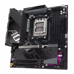 GIGABYTE B850M AORUS ELITE WIFI6E Scheda madre - CPU AMD Ryzen serie 9000, VRM digitale a 12+2+2 fasi, fino a 8200 MHz DDR5 (O.C.), 1x M.2 PCIe 5.0 + 1x M.2 PCIe 4.0, Wi-Fi 6E, LAN 2.5 GbE, USB 3.2 Gen 2