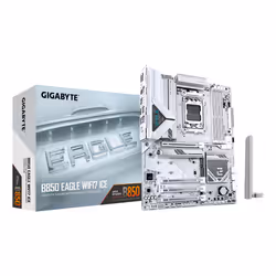 GIGABYTE B850 EAGLE WIFI7 ICE Scheda madre - CPU AMD Ryzen serie 9000, VRM digitale a 8+2+2 fasi, fino a 8200 MHz DDR5 (O.C.) ...