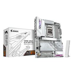 GIGABYTE X870E AORUS ELITE WIFI7 ICE Scheda madre - Supporta CPU AMD Ryzen 9000, VRM digitale a 16+2+2 fasi, fino a 8200 MHz DDR5 (O.C.), 3x PCIe 5.0 + 1x PCIe 4.0, Wi-Fi 7, LAN 2.5 GbE, USB 4