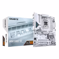 GIGABYTE B850 EAGLE ICE Scheda Madre – CPU AMD Ryzen serie 9000, VRM digitale a 8+2+2 fasi, fino a 8200 MHz DDR5 (O.C), 1 x M ...