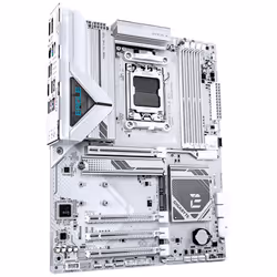 GIGABYTE B850 EAGLE ICE Scheda Madre – CPU AMD Ryzen serie 9000, VRM digitale a 8+2+2 fasi, fino a 8200 MHz DDR5 (O.C), 1 x M.2 PCIe 5.0 + 2 x M.2 PCIe 4.0, LAN 2.5 GbE, USB 3.2 Gen 2
