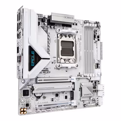 GIGABYTE B850M EAGLE WIFI6E ICE Scheda Madre – CPU AMD Ryzen serie 9000, VRM digitale a 8+2+2 fasi, fino a 8200 MHz DDR5 (OC), 1 x M.2 PCIe 5.0 + 1 x PCIe 4.0, Wi-Fi 6E, LAN 2.5 GbE, USB 3.2 Gen 2 - Vista aggiuntiva 3