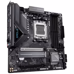 GIGABYTE B850M EAGLE WIFI6E Scheda Madre - CPU AMD Ryzen Serie 9000, VRM digitale 8+2+2 fasi, fino a 8200MHz DDR5 (OC), 1xPCIe 5.0 + 1xPCIe 4.0 M.2, Wi-Fi 6E, LAN 2.5GbE, USB 3.2 Gen 2 - Vista aggiuntiva 3