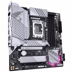 GIGABYTE B760M AORUS ELITE WIFI6E GEN5 Scheda Madre – Compatibile con CPU Intel Core 14ª generazione, VRM digitale a 12+1+1 fasi, fino a 5600 MHz DDR5, 2 x M.2 PCIe 4.0, Wi-Fi 6E, LAN 2.5 GbE, USB 3.2 Gen 2x2 - Vista aggiuntiva 3