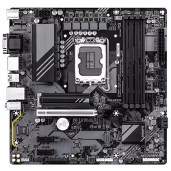 GIGABYTE B760M DS3H GEN5 Scheda Madre – Supporta CPU Intel Core 14ª generazione, VRM digitale a 6+2+1 fasi, fino a 5600 MHz DDR4, 2 x M.2 PCIe 4.0, LAN 2.5GbE, USB 3.2 Gen2 - Vista aggiuntiva 2