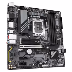GIGABYTE B760M DS3H GEN5 Scheda Madre – Supporta CPU Intel Core 14ª generazione, VRM digitale a 6+2+1 fasi, fino a 5600 MHz DDR4, 2 x M.2 PCIe 4.0, LAN 2.5GbE, USB 3.2 Gen2 - Vista aggiuntiva 3