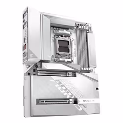 GIGABYTE B850 AORUS STEALTH ICE Scheda Madre – CPU AMD Ryzen serie 9000, VRM digitale a 14+2+2 fasi, fino a 8200 MHz DDR5 (OC), 2 x M.2 PCIe 5.0 + 2 x PCIe 4.0, Wi-Fi 7, LAN 5 GbE, USB 3.2 Gen 2 - Vista aggiuntiva 4