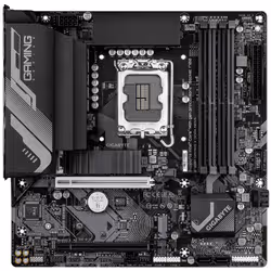 GIGABYTE B760M GAMING X DDR4 GEN5 Scheda Madre – Supporta processori Intel Core di 14a generazione, VRM a 8+1+1 fasi, fino a 3200 MHz DDR4, 2 x M.2 PCIe 4.0, LAN 2.5 GbE, USB 3.2 Gen 1 - Vista aggiuntiva 2