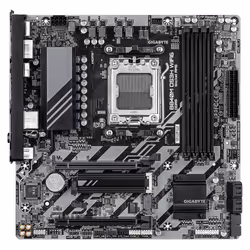 GIGABYTE B840M DS3H WIFI6 Scheda Madre – CPU AMD Ryzen 9000, VRM digitale 8+2+2 fasi, fino a 8200 MHz DDR5, 2 x M.2 PCIe 4.0, Wi-Fi 6, LAN 2,5 GbE, USB 3.2 Gen 1 - Vista aggiuntiva 2