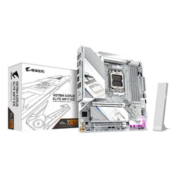 GIGABYTE X870M AORUS ELITE WIFI7 ICE Scheda Madre – Supporta CPU AMD Ryzen 9000, VRM digitale a 14+2+2 fasi, fino a 8200 Hz DDR5 (O.C), 1× PCIe 5.0 + 1× PCIe 4.0, Wi-Fi 7, LAN 2.5 GbE, USB 4