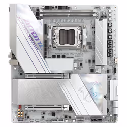 GIGABYTE X870 AORUS TACHYON ICE Scheda Madre – Supporta CPU AMD Ryzen 9000, VRM digitale a 18+2+2 fasi, fino a 9600 MHz DDR5 (OC), 1 x PCIe 5.0 + 2 x PCIe 4.0, Wi-Fi 7, LAN 5 GbE, USB 4 - Vista aggiuntiva 2