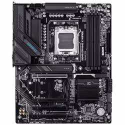 GIGABYTE B840 GAMING X WIFI6E Scheda Madre - CPU AMD Ryzen 9000, VRM 12+2+2 fasi, fino a 7600MHz DDR5(O.C), 2xPCIe 4.0 + 1xPCIe 3.0 M.2, Wi-Fi 6E, LAN 2.5GbE, USB 3.2 Gen 2 - Vista aggiuntiva 2