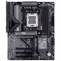GIGABYTE B840 EAGLE WIFI6E Scheda Madre - CPU AMD Ryzen 9000, VRM 8+2+2 fasi, fino a 8200MHz DDR5(O.C), 2xPCIe 4.0 + 1xPCIe 3.0 M.2, Wi-Fi 6E, LAN 2.5GbE, USB 3.2 Gen 2 - Vista aggiuntiva 2