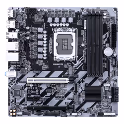 GIGABYTE Q870M D3H Scheda Madre - CPU Intel Core Ultra (Serie 2), VRM a 4+1+2 fasi, fino a 9066MHz DDR5 (O.C), 2xPCIe 4.0 M.2, LAN 1GbE, USB 3.2 Gen 2 - Vista aggiuntiva 2