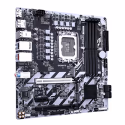 GIGABYTE Q870M D3H Scheda Madre - CPU Intel Core Ultra (Serie 2), VRM a 4+1+2 fasi, fino a 9066MHz DDR5 (O.C), 2xPCIe 4.0 M.2, LAN 1GbE, USB 3.2 Gen 2 - Vista aggiuntiva 3