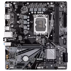 GIGABYTE H610M D3W WIFI6 Scheda Madre - Supporta CPU Intel Core di 14ª generazione, VRM a 5+1+1 fasi, fino a 5600MHz DDR4, 1xPCIe 3.0 M.2, Wi-Fi 6, LAN 1GbE, USB 3.2 Gen 1 - Vista aggiuntiva 2