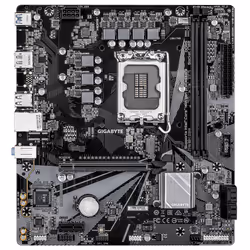 GIGABYTE H610M D3W Scheda Madre - Supporta CPU Intel Core di 14ª generazione, VRM a 5+1+1 fasi, fino a 5600MHz DDR5, 1xPCIe 3.0 M.2, LAN 1GbE, USB 3.2 Gen 1 - Vista aggiuntiva 2