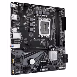 GIGABYTE H610M D3W Scheda Madre - Supporta CPU Intel Core di 14ª generazione, VRM a 5+1+1 fasi, fino a 5600MHz DDR5, 1xPCIe 3.0 M.2, LAN 1GbE, USB 3.2 Gen 1 - Vista aggiuntiva 3