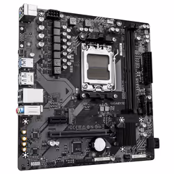 GIGABYTE B840M H Scheda Madre - CPU AMD Ryzen 9000, VRM a 5+2+2 fasi, fino a 7200MHz DDR5 (O.C), 1xPCIe 4.0 M.2, LAN 1GbE, USB 3.2 Gen 1 - Vista aggiuntiva 3