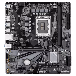 GIGABYTE B760M H V2 Scheda Madre - Supporta CPU Intel Core di 14ª generazione, VRM digitale a 5+1+1 fasi, fino a 8000MHz DDR5 (O.C.), 1xPCIe 4.0 M.2, LAN 1GbE, USB 3.2 Gen1 - Vista aggiuntiva 2