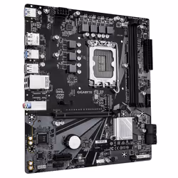 GIGABYTE B760M H V2 Scheda Madre - Supporta CPU Intel Core di 14ª generazione, VRM digitale a 5+1+1 fasi, fino a 8000MHz DDR5 (O.C.), 1xPCIe 4.0 M.2, LAN 1GbE, USB 3.2 Gen1 - Vista aggiuntiva 3