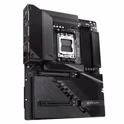 GIGABYTE B850 AORUS STEALTH Scheda Madre – CPU AMD Ryzen Serie 9000, VRM digitale a 14+2+2 fasi, fino a 8200 MHz DDR5 (O.C.), 2× M.2 PCIe 5.0 + 2× M.2 PCIe 4.0, Wi-Fi 7, LAN 5 GbE, USB 3.2 Gen 2 - Vista aggiuntiva 3