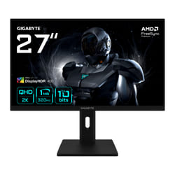 GIGABYTE G27Q3 Monitor Gaming 27” 2K QHD - 2560 x 1440, 320Hz, 1ms, 350 cd/m², FreeSync Premium, Display HDR400, HDMI 2.0, DisplayPort 1.4