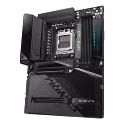 GIGABYTE X870 AORUS STEALTH Scheda Madre - Supporta CPU AMD Ryzen 9000, VRM digitale a 16+2+2 fasi, fino a 8200MHz DDR5 (O.C.), 2xPCIe 5.0 + 2xPCIe 4.0, Wi-Fi 7, LAN 5GbE, USB 4 - Vista aggiuntiva 4