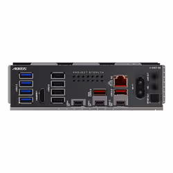 GIGABYTE X870 AORUS STEALTH Scheda Madre - Supporta CPU AMD Ryzen 9000, VRM digitale a 16+2+2 fasi, fino a 8200MHz DDR5 (O.C.), 2xPCIe 5.0 + 2xPCIe 4.0, Wi-Fi 7, LAN 5GbE, USB 4 - Vista aggiuntiva 6