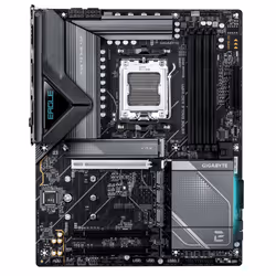 GIGABYTE X870E EAGLE X3D WIFI7 Scheda Madre – Supporta CPU AMD Ryzen 9000, VRM digitale a 14+2+2 fasi, fino a 9000 Hz DDR5 (OC), 1× PCIe 5.0 + 3× PCIe 4.0, Wi-Fi 7, LAN 5 GbE, USB 4 - Vista aggiuntiva 2