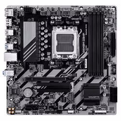 GIGABYTE B840M D3HP Scheda Madre – CPU AMD Ryzen 9000, VRM a 8+2+2 fasi, fino a 8200 MHz DDR5 (O.C.), 2× M.2 PCIe 4.0, LAN 1 GbE, USB 3.2 Gen 2 - Vista aggiuntiva 2