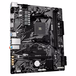 GIGABYTE A520M H ARGB Scheda Madre – Supporta CPU AMD Ryzen Serie 5000, fino a 5100 MHz DDR4 (OC), M.2 PCIe 3.0 x4, LAN 1 GbE, USB 3.2 Gen 1 - Vista aggiuntiva 3