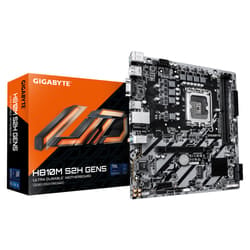 GIGABYTE H810M S2H GEN5 Scheda Madre – CPU Intel Core Ultra (Serie 2), VRM a 4+1+2 fasi, fino a 6400 MHz DDR5, 1× M.2 PCIe 4.0, LAN 1 GbE, USB 3.2 Gen 1