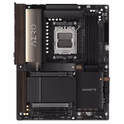 GIGABYTE X870E AERO X3D DARK WOOD Scheda Madre – Supporta CPU AMD Ryzen 9000, VRM digitale a 16+2+2 fasi, fino a 9000 Hz DDR5 (OC), 2x PCIe 5.0 + 2x PCIe 4.0, Wi-Fi 7, LAN 5 GbE, USB 4 - Vista aggiuntiva 2