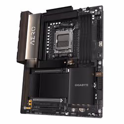 GIGABYTE X870E AERO X3D DARK WOOD Scheda Madre – Supporta CPU AMD Ryzen 9000, VRM digitale a 16+2+2 fasi, fino a 9000 Hz DDR5 (OC), 2x PCIe 5.0 + 2x PCIe 4.0, Wi-Fi 7, LAN 5 GbE, USB 4 - Vista aggiuntiva 4