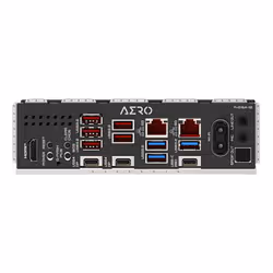 GIGABYTE X870E AERO X3D DARK WOOD Scheda Madre – Supporta CPU AMD Ryzen 9000, VRM digitale a 16+2+2 fasi, fino a 9000 Hz DDR5 (OC), 2x PCIe 5.0 + 2x PCIe 4.0, Wi-Fi 7, LAN 5 GbE, USB 4 - Vista aggiuntiva 6