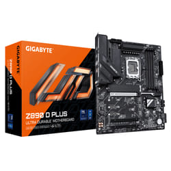 GIGABYTE Z890 D PLUS Scheda Madre – Supporto per CPU Intel Core Ultra (Serie 2), VRM a 12+1+2 fasi, fino a 9466 MHz DDR5 (OC), 1x PCIe 5.0 M.2 + 3x PCIe 4.0 M.2, LAN 2.5 GbE, USB 3.2 Gen 2