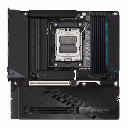 GIGABYTE B850M AORUS STEALTH Scheda Madre – CPU AMD Ryzen Serie 9000, VRM digitale a 8+2+2 fasi, fino a 8200MHz DDR5 (OC), 1xPCIe 5.0 + 2xPCIe 4.0 M.2, Wi-Fi 7, LAN 5GbE, USB 3.2 Gen 2 - Vista aggiuntiva 2