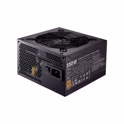 Cooler Master MWE Bronze 550, 550 W, 100 - 240 V, 50 - 60 Hz, 4 - 8 A, Attivo, 110 W
