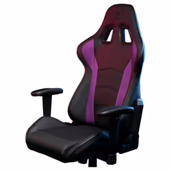Cooler Master Caliber R1 Sedia da gaming per PC Nero, Viola - Vista aggiuntiva 4