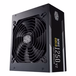 Cooler Master MWE Gold 1250 - V2 Full Modular, 1250 W, 90 - 264 V, 47 - 63 Hz, 7 - 15 A, Attivo, 120 W