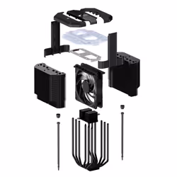 Cooler Master MasterAir MA620M Processore Refrigeratore 12 cm Nero - Vista aggiuntiva 5