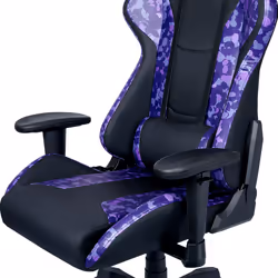 Cooler Master Gaming Caliber R1S CAMO Poltrona per gaming Seduta imbottita Nero, Viola - Vista aggiuntiva 8