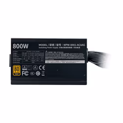 Cooler Master G800 Gold alimentatore per computer 800 W 24-pin ATX ATX Nero - Vista aggiuntiva 5