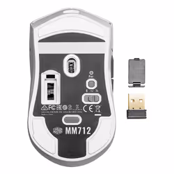 Cooler Master Periferiche MM712 mouse Gaming Ambidestro RF Wireless + Bluetooth + USB Type-A Ottico 19000 DPI - Vista aggiuntiva 7